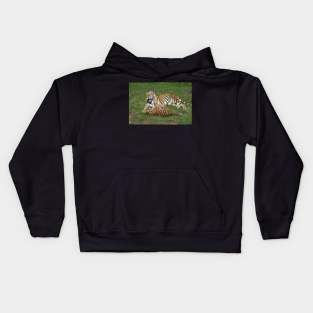 Tiger Mom and Cub Kids Hoodie